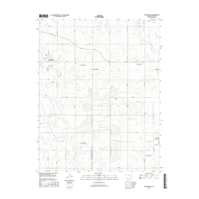 2016 Map of Parsons East, 2016 Print