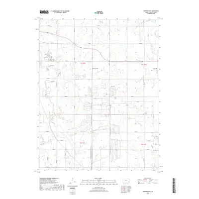 2018 Map of Parsons East, 2018 Print