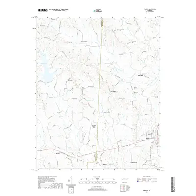 2019 Map of Parsons, 2019 Print