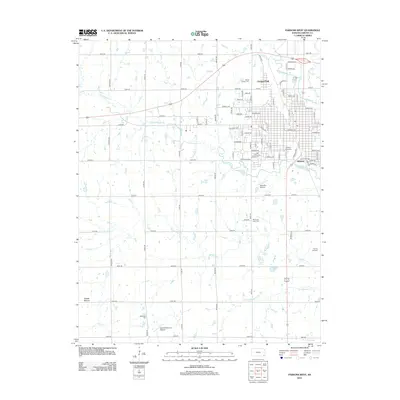 2012 Map of Parsons West, 2012 Print