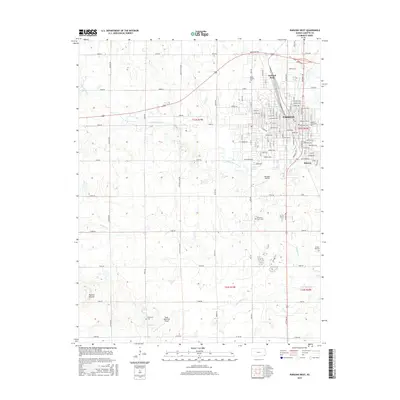 2015 Map of Parsons West, 2015 Print