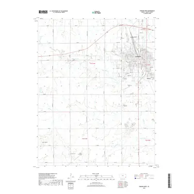 2018 Map of Parsons West, 2018 Print