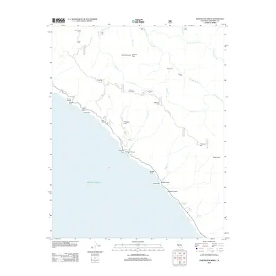 2012 Map of Partington Ridge, 2012 Print