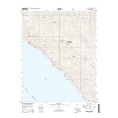 2015 Map of Partington Ridge, 2015 Print