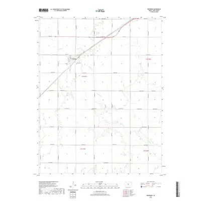 2018 Map of Partridge, 2018 Print