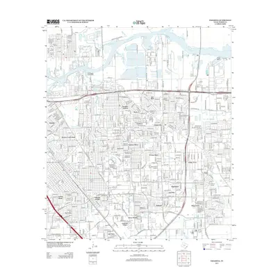 2013 Map of Pasadena, 2013 Print