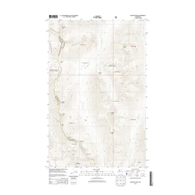 2014 Map of Pasayten Peak, 2014 Print