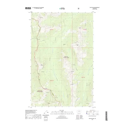 2020 Map of Pasayten Peak, 2020 Print
