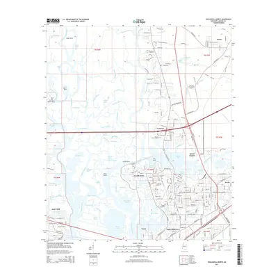 2015 Map of Pascagoula North, 2015 Print