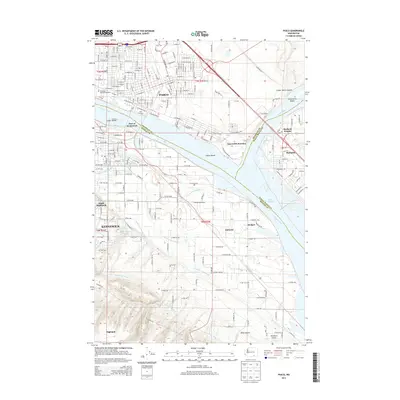 2014 Map of Pasco, 2014 Print