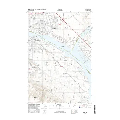 2017 Map of Pasco, 2017 Print