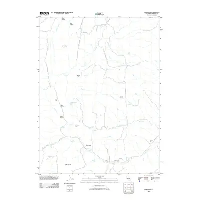 2012 Map of Paskenta, 2012 Print