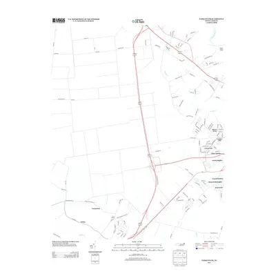 2013 Map of Pasquotank, 2013 Print