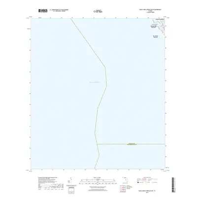 2018 Map of Pass-a-Grille Beach OE W, 2018 Print