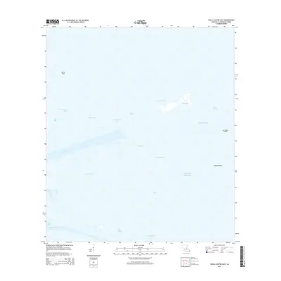 2015 Map of Pass a Loutre East, 2015 Print