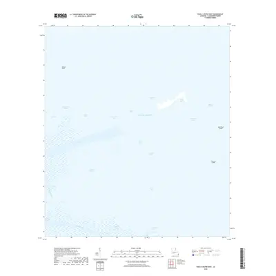 2018 Map of Pass a Loutre East, 2018 Print