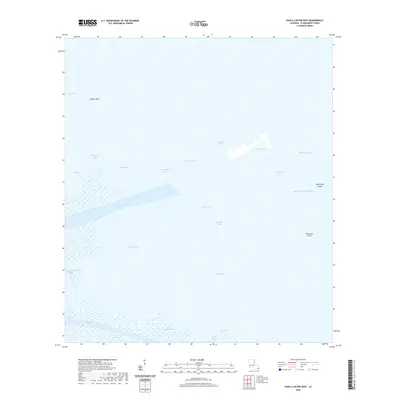 2020 Map of Pass a Loutre East, 2020 Print