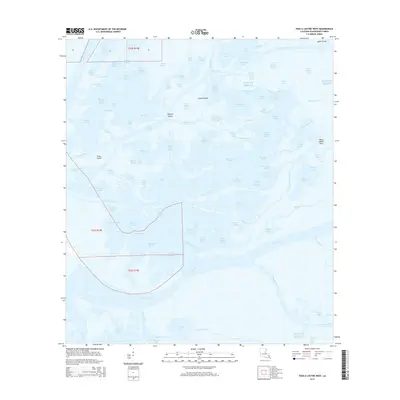 2015 Map of Pass a Loutre West, 2015 Print