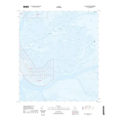 2020 Map of Pass a Loutre West, 2020 Print