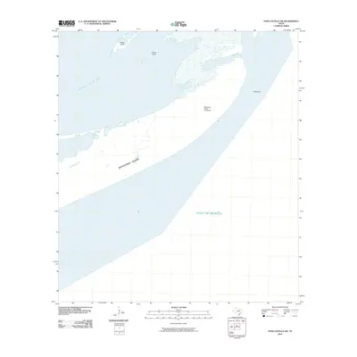 2010 Map of Pass Cavallo SW, 2010 Print