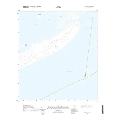 2019 Map of Pass Cavallo SW, 2019 Print