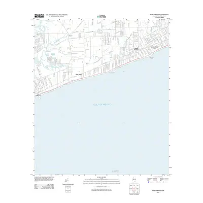 2012 Map of Pass Christian, 2012 Print