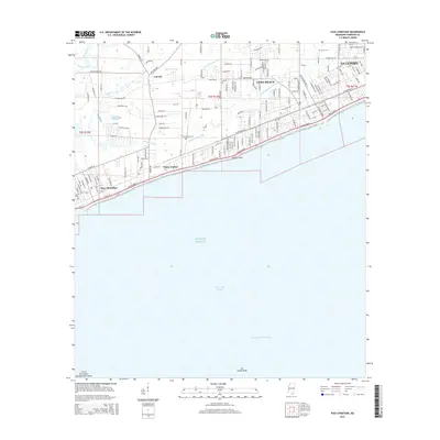 2015 Map of Pass Christian, 2015 Print
