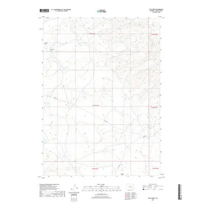 2017 Map of Pass Creek, 2017 Print