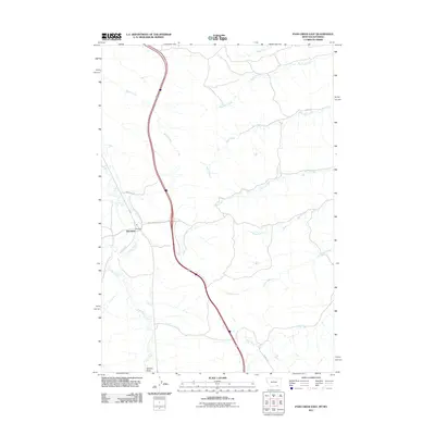 2011 Map of Pass Creek East, 2011 Print