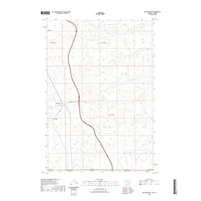 2020 Map of Pass Creek East, 2020 Print