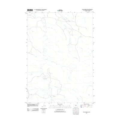 2012 Map of Pass Creek NW, 2012 Print