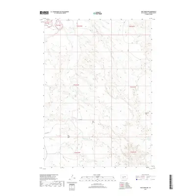 2017 Map of Pass Creek NW, 2017 Print