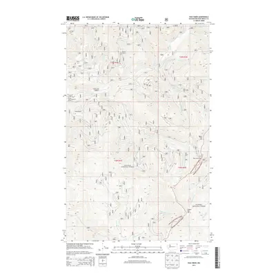 2014 Map of Pass Creek, 2014 Print