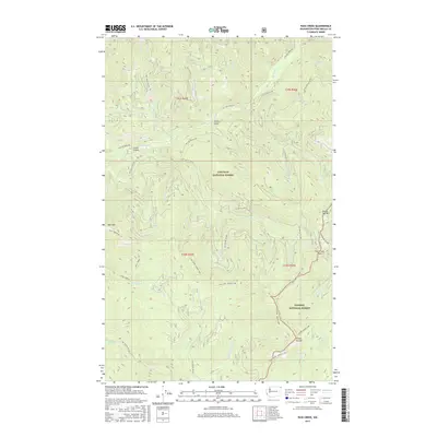 2017 Map of Pass Creek, 2017 Print