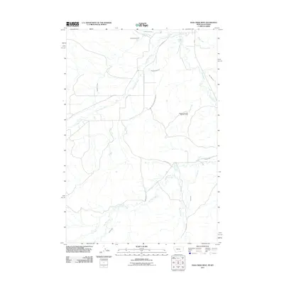 2011 Map of Pass Creek West, 2011 Print