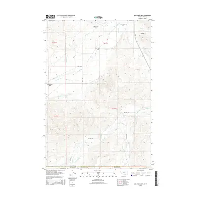 2014 Map of Pass Creek West, 2014 Print