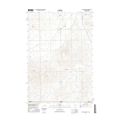 2017 Map of Pass Creek West, 2017 Print