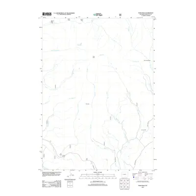 2012 Map of Pass Peak, 2012 Print