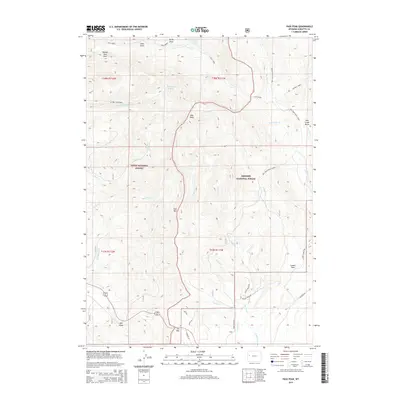 2015 Map of Pass Peak, 2015 Print