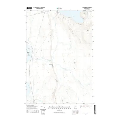 2014 Map of Passadumkeag, 2014 Print