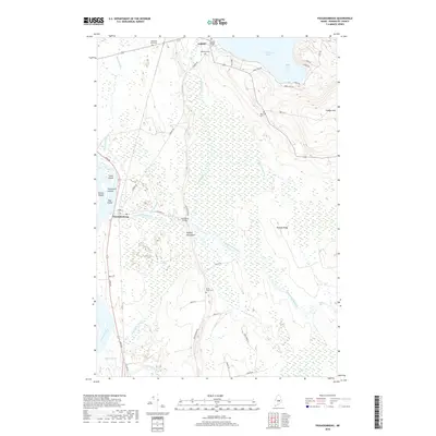 2018 Map of Passadumkeag, 2018 Print