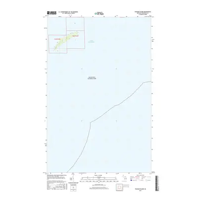 2017 Map of Passage Island, 2017 Print