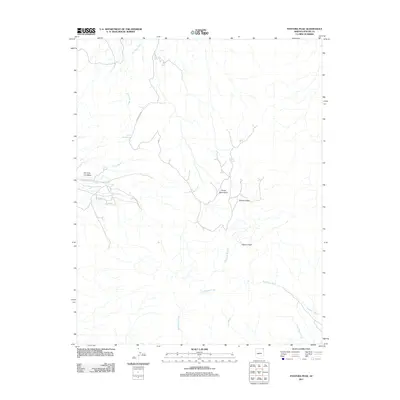 2011 Map of Pastora Peak, 2011 Print