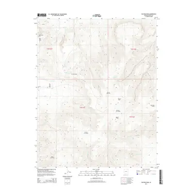 2014 Map of Pastora Peak, 2014 Print