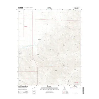 2015 Map of Pastoria Creek, 2015 Print