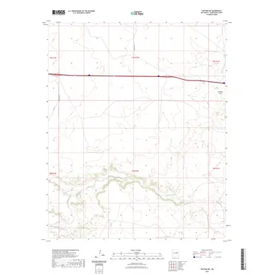 2023 Map of Pastura NE, 2023 Print