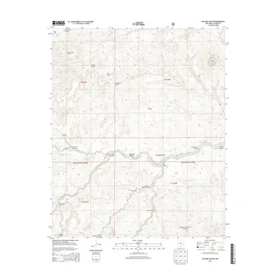 2013 Map of Pasture Canyon, 2013 Print