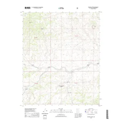 2020 Map of Pasture Canyon, 2020 Print