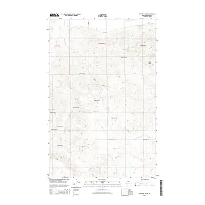 2014 Map of Pasture Creek, 2014 Print