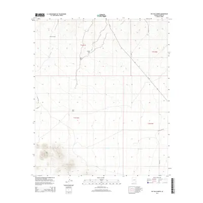 2014 Map of Pat Hills North, 2014 Print
